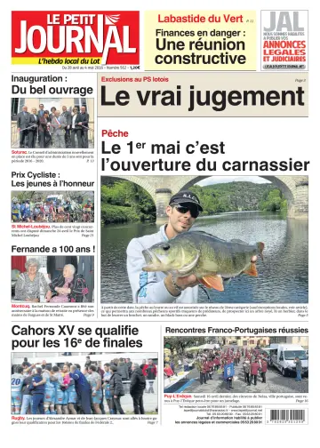 Le Petit Journal - L'hebdo local du Lot - 28 Apr 2016