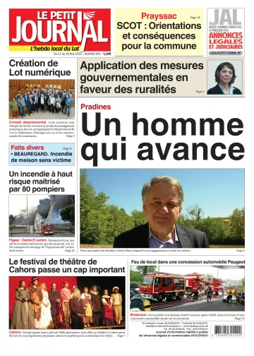 Le Petit Journal - L'hebdo local du Lot - 12 May 2016
