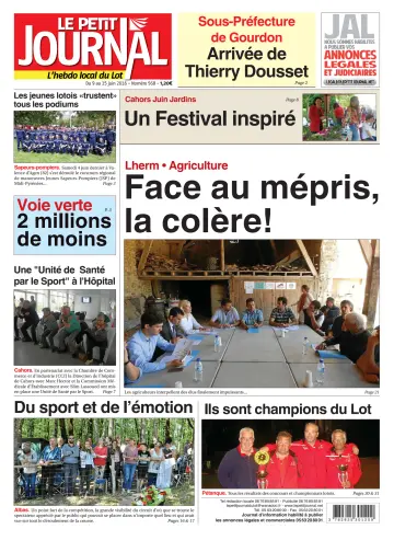 Le Petit Journal - L'hebdo local du Lot - 9 Jun 2016