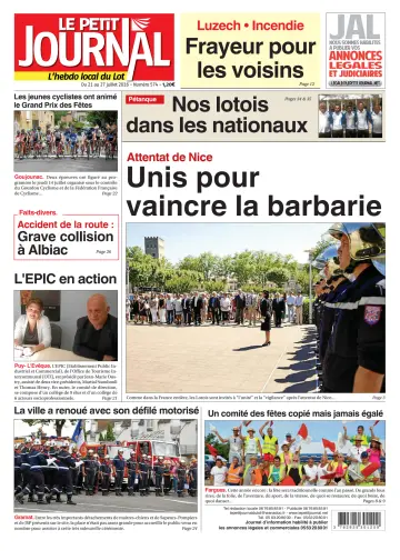 Le Petit Journal - L'hebdo local du Lot - 21 Jul 2016