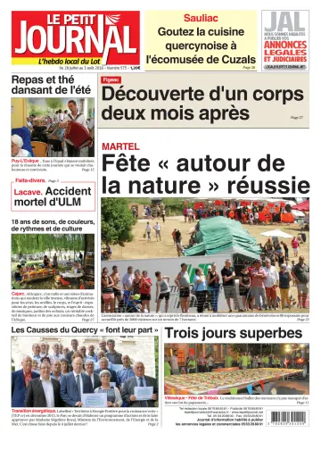 Le Petit Journal - L'hebdo local du Lot - 28 Jul 2016