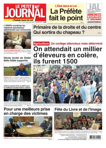 Le Petit Journal - L'hebdo local du Lot - 17 Nov 2016