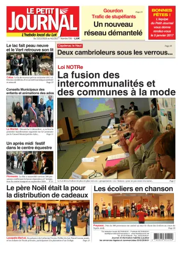 Le Petit Journal - L'hebdo local du Lot - 22 Dec 2016