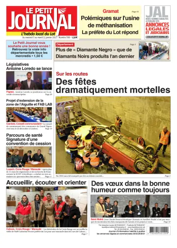 Le Petit Journal - L'hebdo local du Lot - 5 Jan 2017