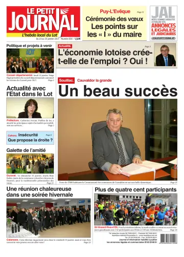 Le Petit Journal - L'hebdo local du Lot - 19 Jan 2017