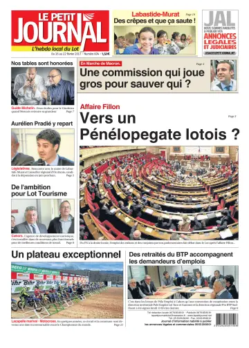 Le Petit Journal - L'hebdo local du Lot - 16 Feb 2017