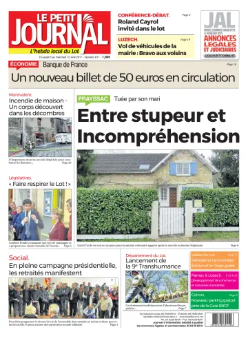 Le Petit Journal - L'hebdo local du Lot - 6 Apr 2017
