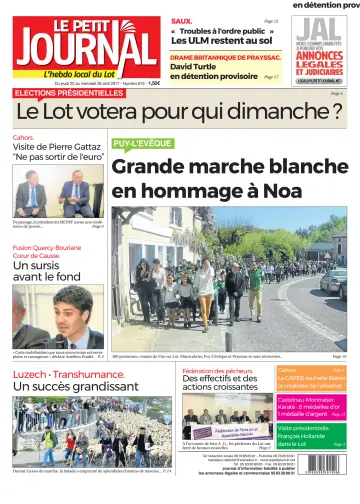 Le Petit Journal - L'hebdo local du Lot - 20 Apr 2017
