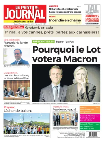 Le Petit Journal - L'hebdo local du Lot - 27 Apr 2017