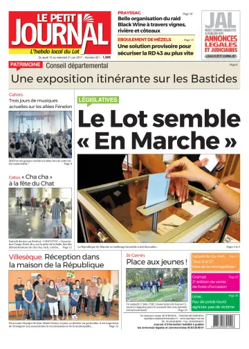 Le Petit Journal - L'hebdo local du Lot - 15 Jun 2017