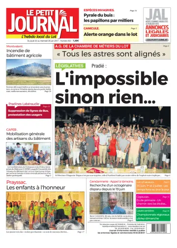 Le Petit Journal - L'hebdo local du Lot - 22 Jun 2017
