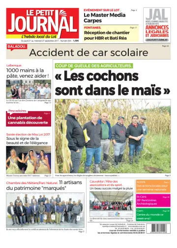 Le Petit Journal - L'hebdo local du Lot - 21 Sep 2017