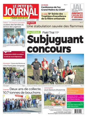 Le Petit Journal - L'hebdo local du Lot - 2 Nov 2017