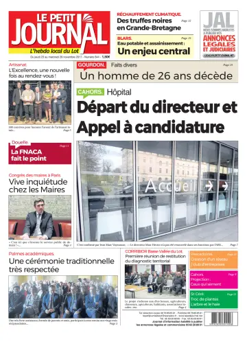 Le Petit Journal - L'hebdo local du Lot - 23 Nov 2017
