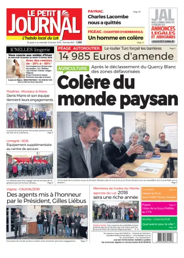Le Petit Journal - L'hebdo local du Lot - 4 Jan 2018