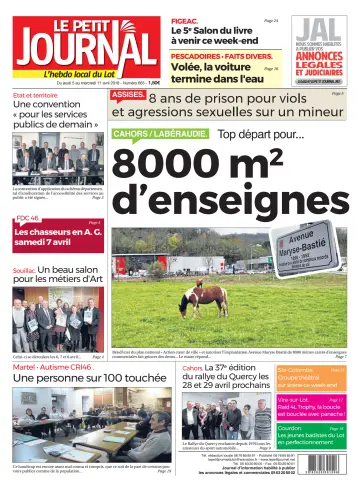 Le Petit Journal - L'hebdo local du Lot - 5 Apr 2018
