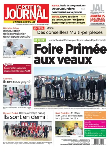 Le Petit Journal - L'hebdo local du Lot - 12 Apr 2018