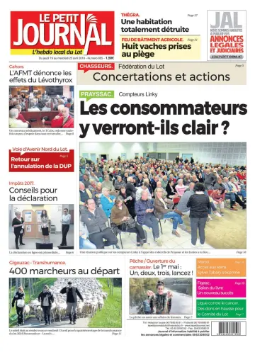 Le Petit Journal - L'hebdo local du Lot - 19 Apr 2018