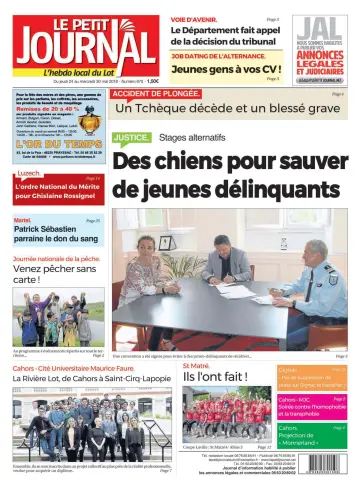 Le Petit Journal - L'hebdo local du Lot - 24 May 2018