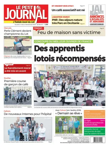 Le Petit Journal - L'hebdo local du Lot - 31 May 2018