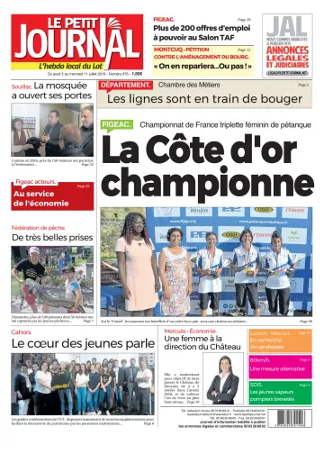 Le Petit Journal - L'hebdo local du Lot - 5 Jul 2018