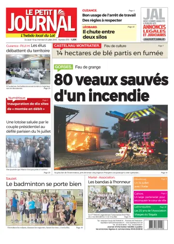 Le Petit Journal - L'hebdo local du Lot - 19 Jul 2018
