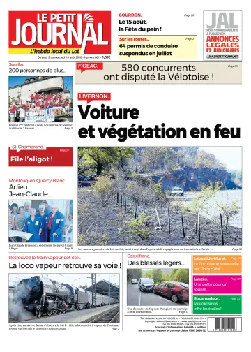 Le Petit Journal - L'hebdo local du Lot - 9 Aug 2018