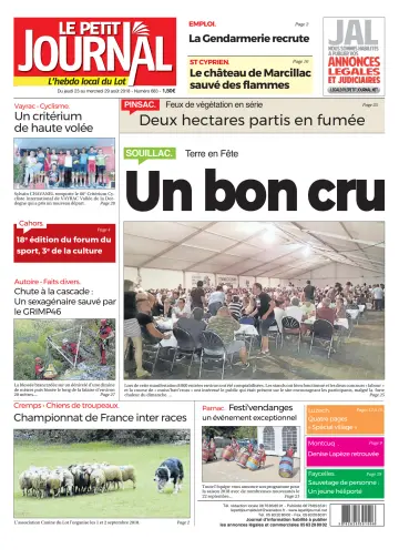 Le Petit Journal - L'hebdo local du Lot - 23 Aug 2018