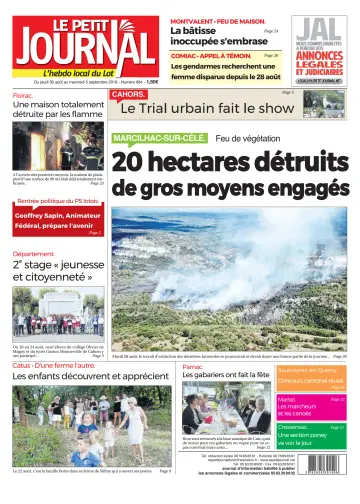 Le Petit Journal - L'hebdo local du Lot - 30 Aug 2018