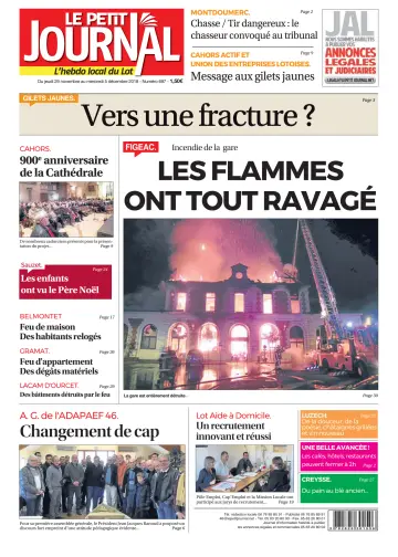Le Petit Journal - L'hebdo local du Lot - 29 Nov 2018