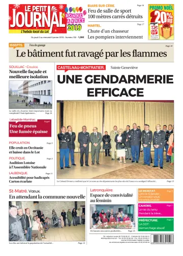Le Petit Journal - L'hebdo local du Lot - 3 Jan 2019