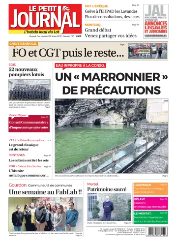 Le Petit Journal - L'hebdo local du Lot - 7 Feb 2019