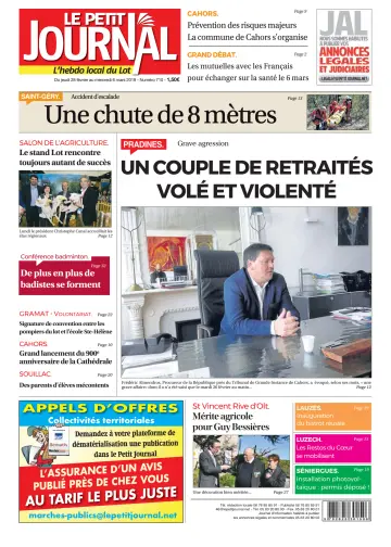 Le Petit Journal - L'hebdo local du Lot - 28 Feb 2019