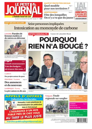 Le Petit Journal - L'hebdo local du Lot - 14 Mar 2019