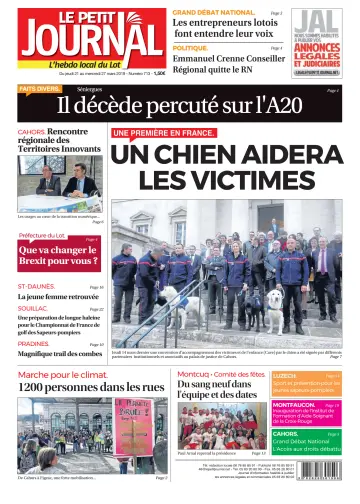 Le Petit Journal - L'hebdo local du Lot - 21 Mar 2019