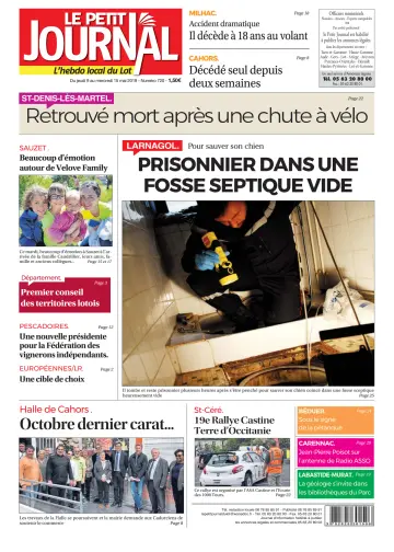 Le Petit Journal - L'hebdo local du Lot - 9 May 2019