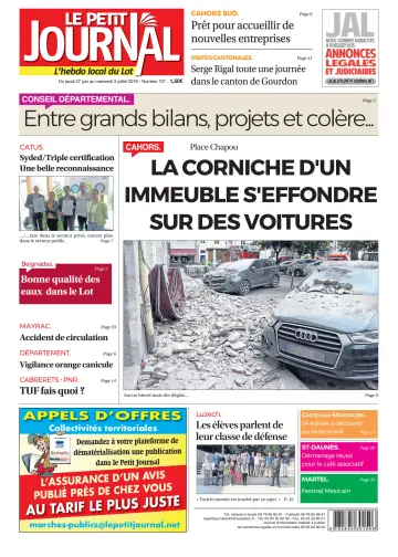 Le Petit Journal - L'hebdo local du Lot - 27 Jun 2019