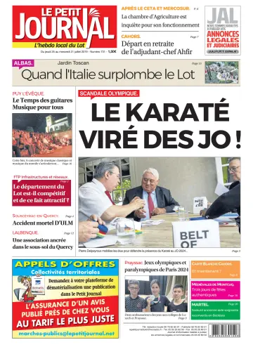 Le Petit Journal - L'hebdo local du Lot - 25 Jul 2019