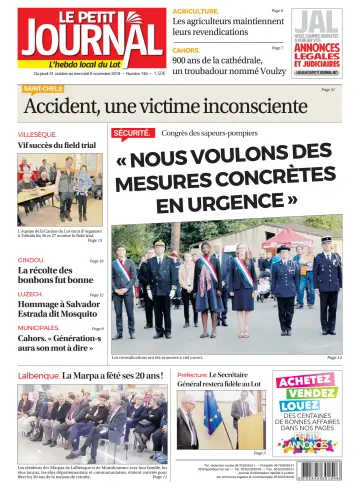 Le Petit Journal - L'hebdo local du Lot - 31 Oct 2019