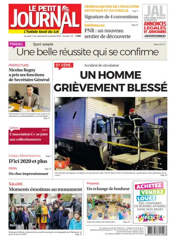 Le Petit Journal - L'hebdo local du Lot - 14 Nov 2019