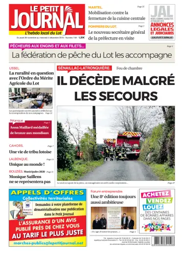 Le Petit Journal - L'hebdo local du Lot - 28 Nov 2019