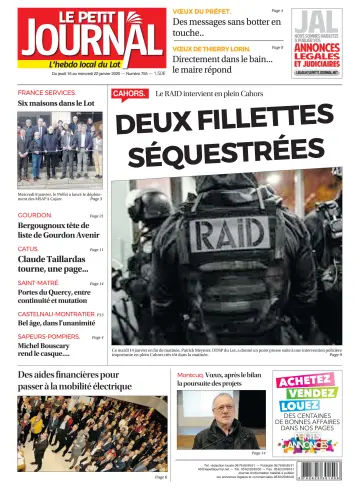 Le Petit Journal - L'hebdo local du Lot - 16 Jan 2020