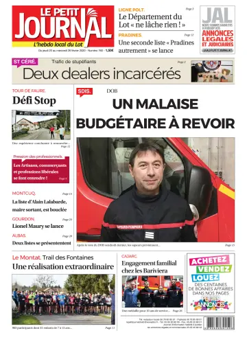 Le Petit Journal - L'hebdo local du Lot - 20 Feb 2020