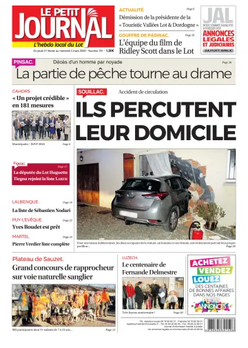 Le Petit Journal - L'hebdo local du Lot - 27 Feb 2020
