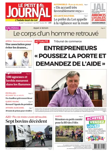 Le Petit Journal - L'hebdo local du Lot - 11 Jun 2020