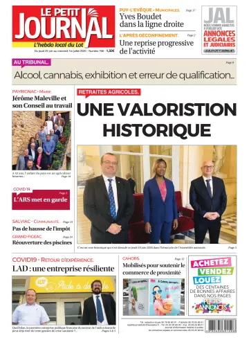 Le Petit Journal - L'hebdo local du Lot - 25 Jun 2020