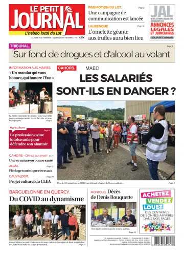 Le Petit Journal - L'hebdo local du Lot - 9 Jul 2020