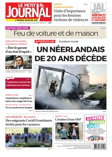 Le Petit Journal - L'hebdo local du Lot - 23 Jul 2020