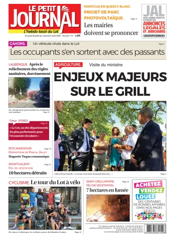 Le Petit Journal - L'hebdo local du Lot - 30 Jul 2020