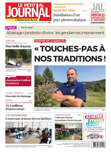 Le Petit Journal - L'hebdo local du Lot - 6 Aug 2020